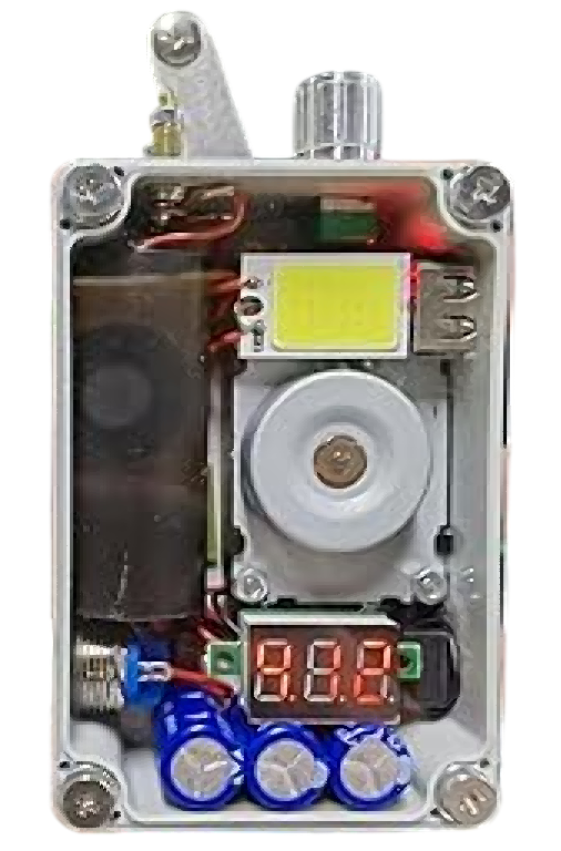 Gikfun hand crank generator portable emergency USB charger with COB LED flashlight and electrical spark fire starter