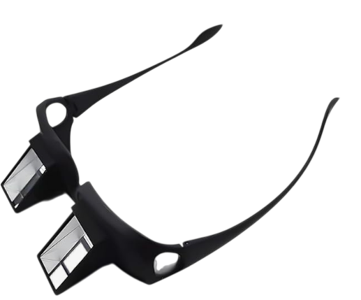 Lazy bed prism glasses – 90-degree horizontal spectacles for reading and watching TV while lying down